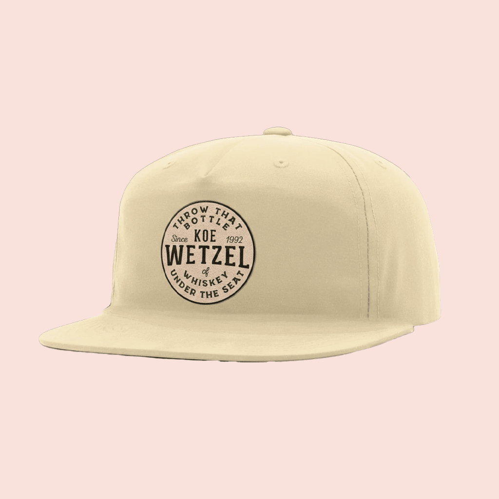 Koe Wetzel Merch Throw That Bottle Since 1992 Snapback Hat Fan Cap Gift For Friends - Foxy23shop
