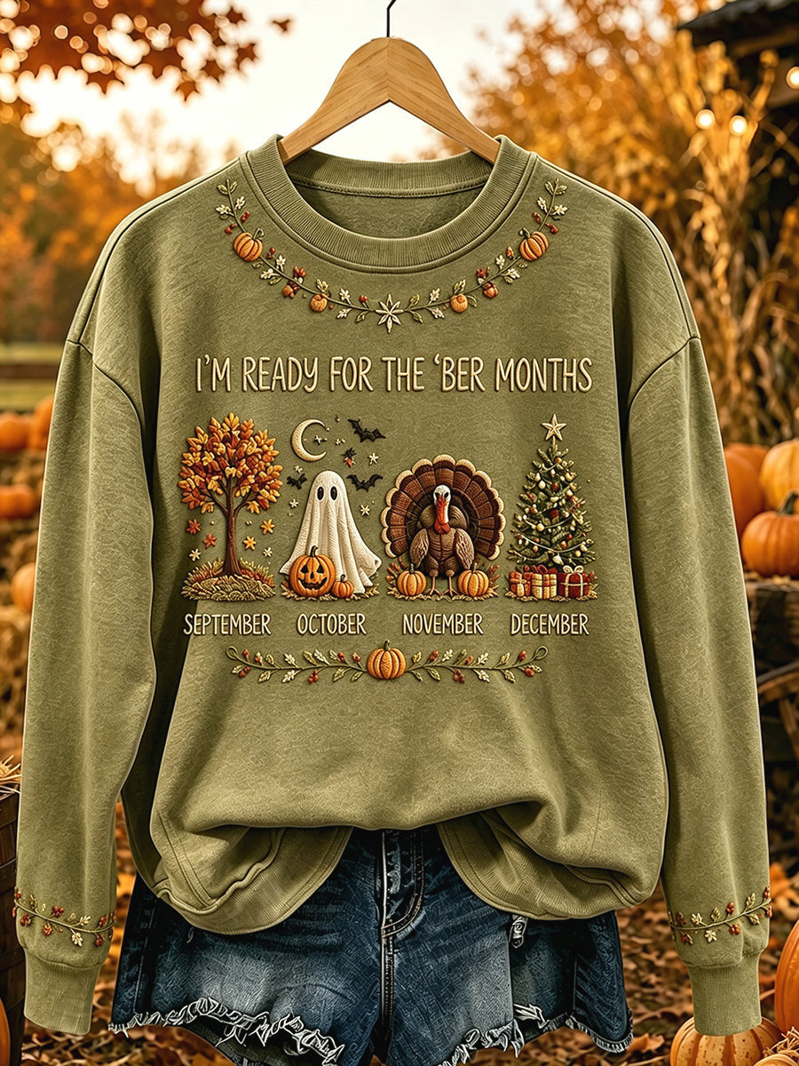 I'm Ready For The 'Ber Months T-Shirt Ladies Halloween Clothes Best Gifts For Adults - Foxy23shop