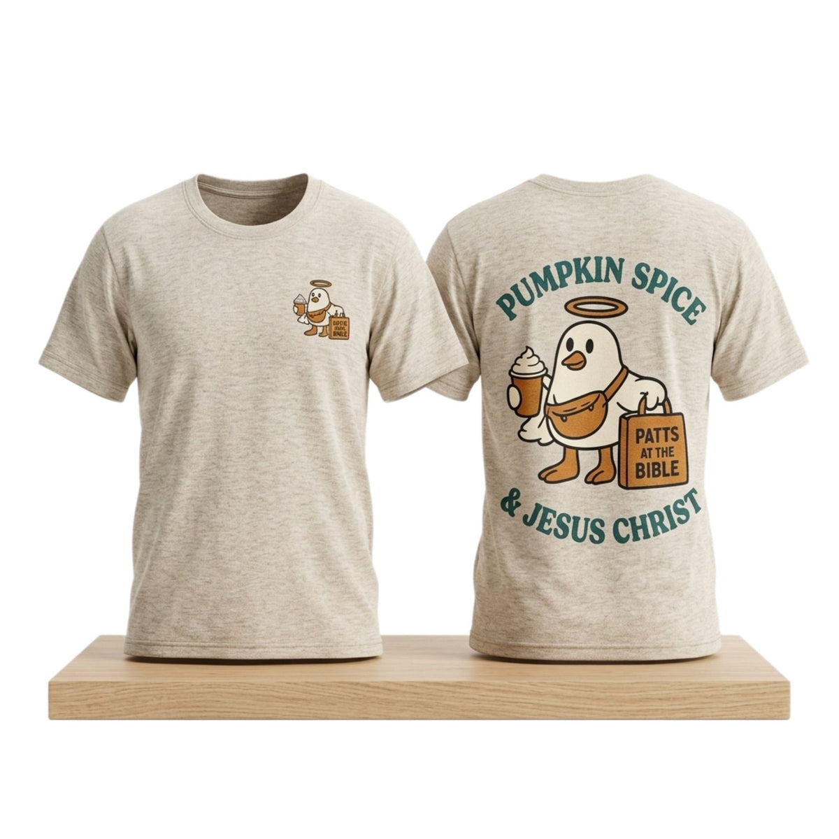 Pumpkin Spice & Jesus Christ Halloween 2026 Shirt Christian Clothing Gifts For Chickens