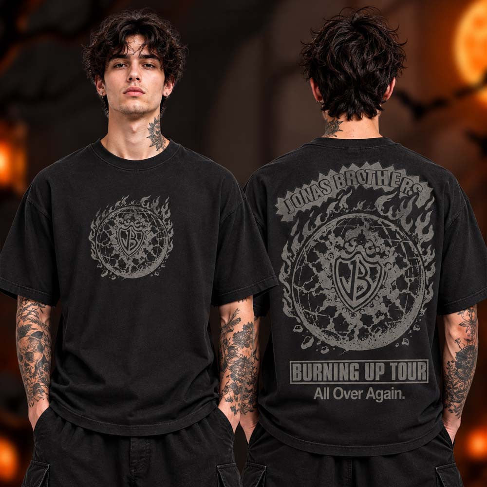 Jonas Brothers Merch Collection Jonas Globe Tour 2026 T-Shirt Presents For Music Lovers - Foxy23shop