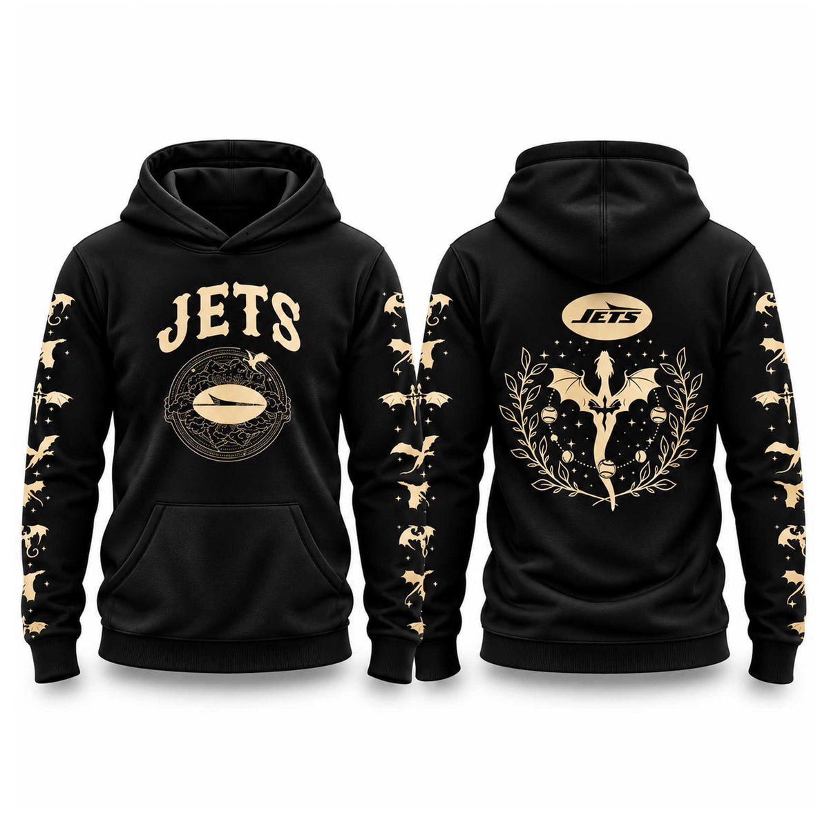 New York Jets 2026 Fourth Wings Night Hoodie New York Jets Merch Fan Gears - Foxy23shop