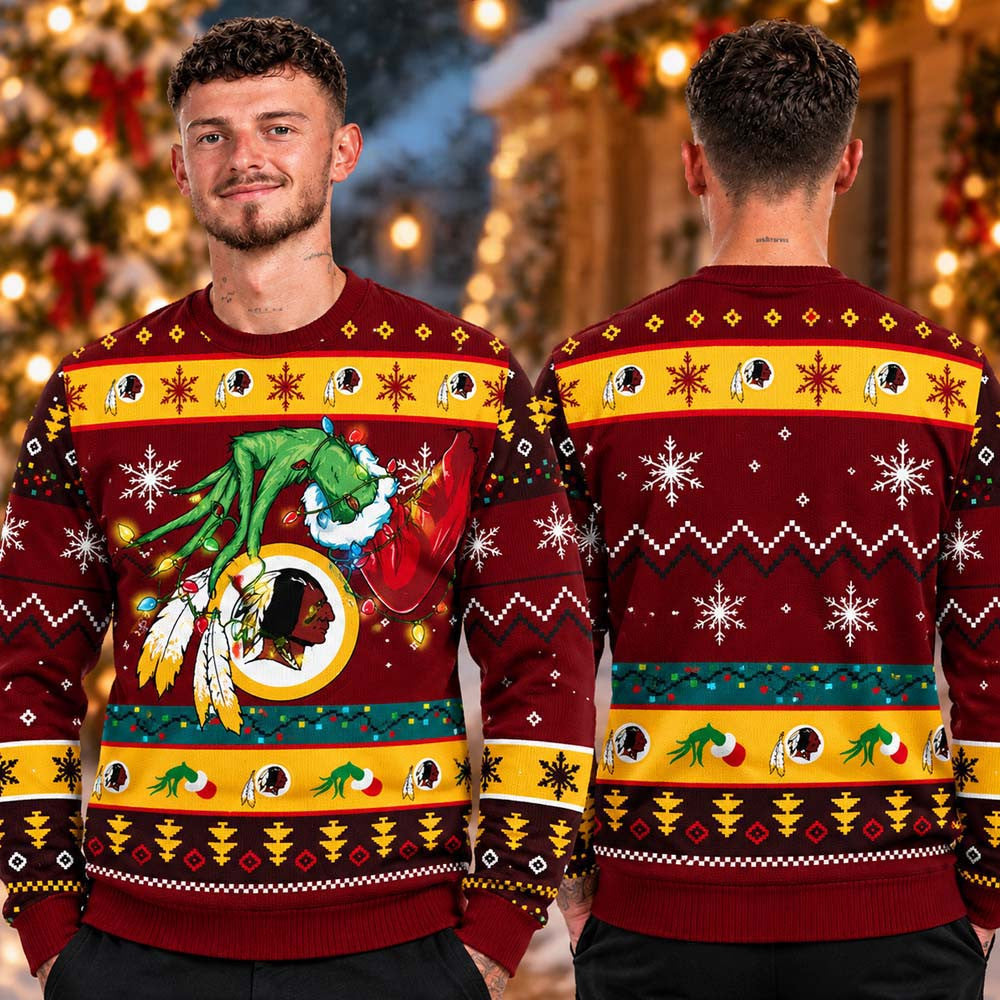 Washington Commanders NFL Christmas Ugly Sweater Xmas Clothing Gifts For Football Lover - Foxy23shop