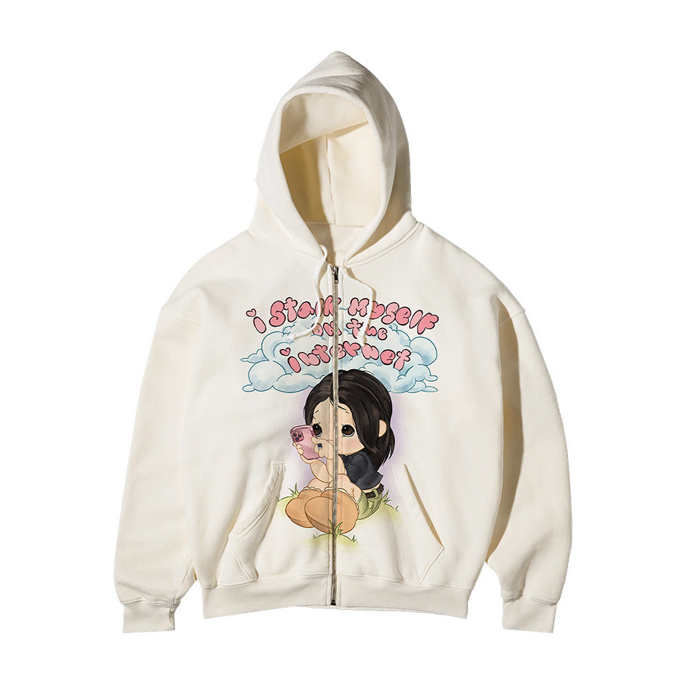 Girlsinpurgatory Merch I Stalk Myself On The Internet Hoodie Unique Gift For Sisters - Foxy23shop