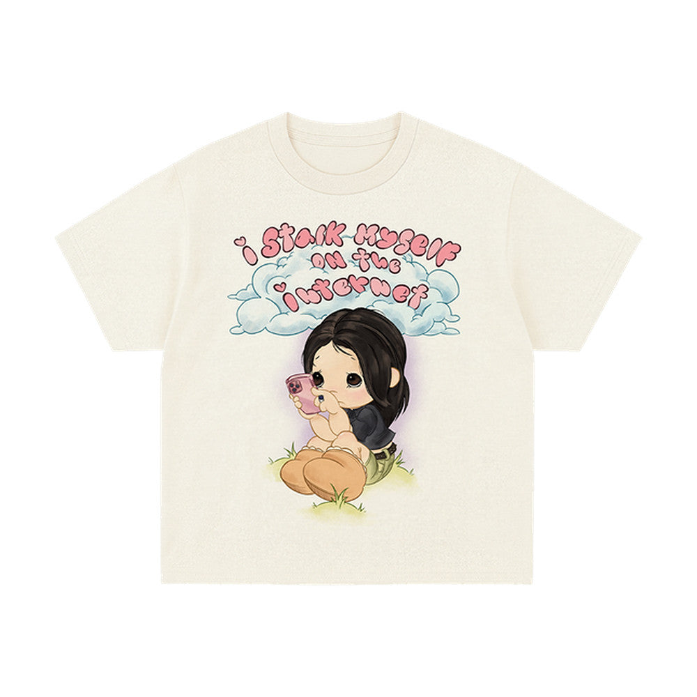 Girlsinpurgatory Merch I Stalk Myself On The Internet T-Shirt Clothes Gift For Sisters - Foxy23shop