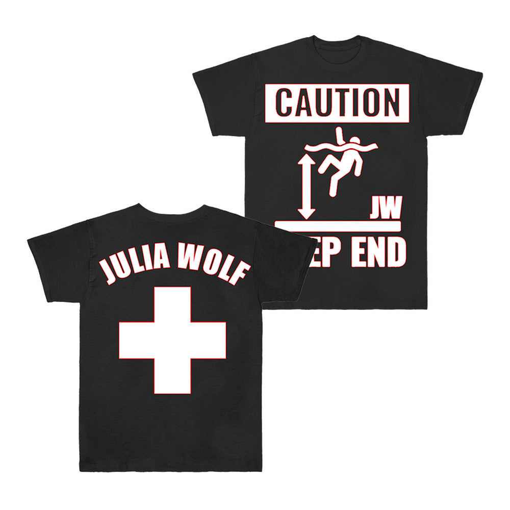 Girlsinpurgatory Merch Julia Wolf Caution Deep End T-Shirt Apparel Gift For Bestie - Foxy23shop