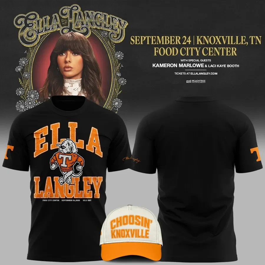 Ella Langley x Tennessee Volunteers Merch The Dandelion Tour 2026 T-Shirt Gift For Brother - Foxy23shop