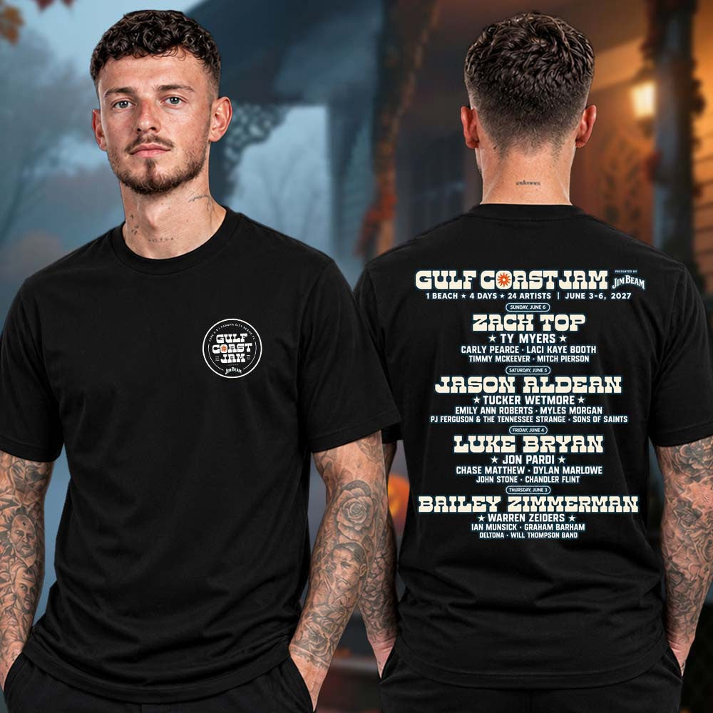 Gulf Coast Jam 2027 Festival In Panama City Beach FL T-Shirt Music Festival Apparel - Foxy23shop