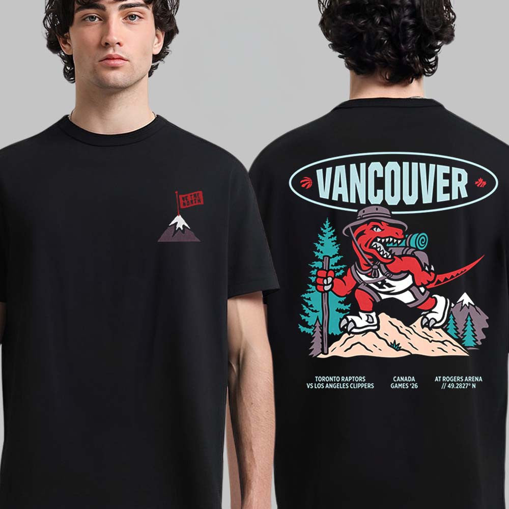 Toronto Raptors Vancouver Canada Games T-Shirt 2026 Toronto Raptors Merch Gifts For Basketball Lover - Foxy23shop