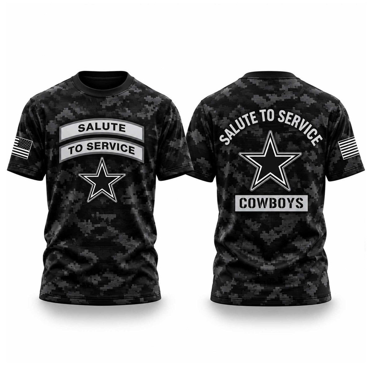 Dallas Cowboys Merch 2026 NFL Salute To Service T-Shirt Best Gifts For Dallas Cowboys Fans - Foxy23shop