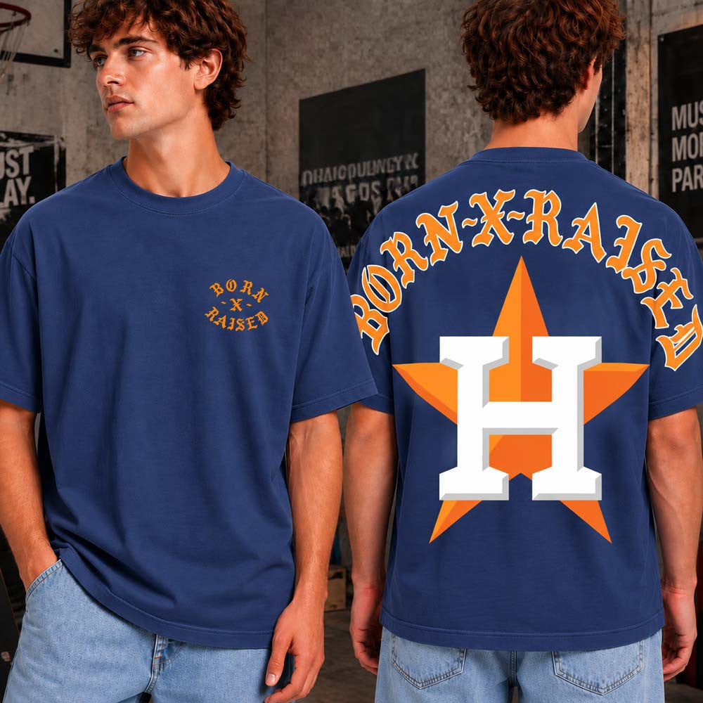 Born x Raised Merch Houston Astros The Majors T-Shirt Gifts For Brothers - Foxy23shop