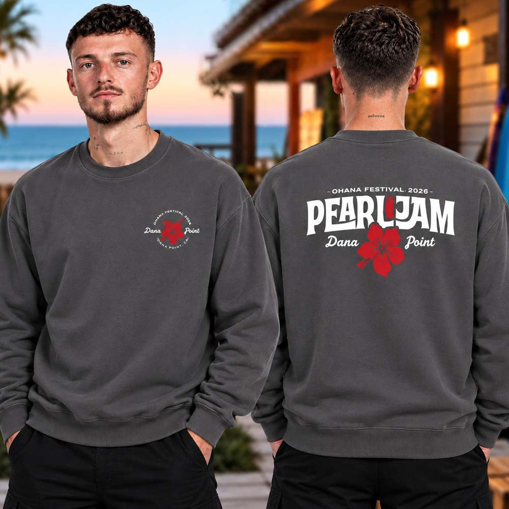 Pearl Jam Merch Ohana Festival 2026 Sweatshirt Pearl Jam Clothing Music Lover Gifts - Foxy23shop