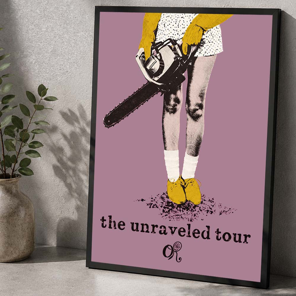 Olivia Rodrigo Event Poster The Unraveled Tour 2026 Poster Olivia Rodrigo Concert Poster Gifts For Fans - Foxy23shop