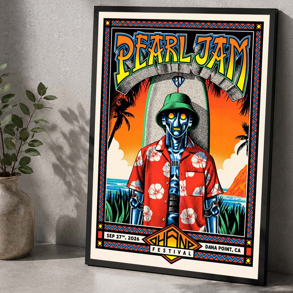Pearl Jam Ohana Festival 2026 Event Poster Best Wall Decor Gifts For Pearl Jam Lover - Foxy23shop