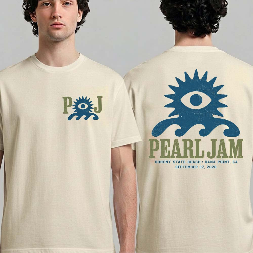Pearl Jam Ohana Festival 2026 Merch Event Wave Lord T-Shirt Gifts For Pearl Jam Fans - Foxy23shop