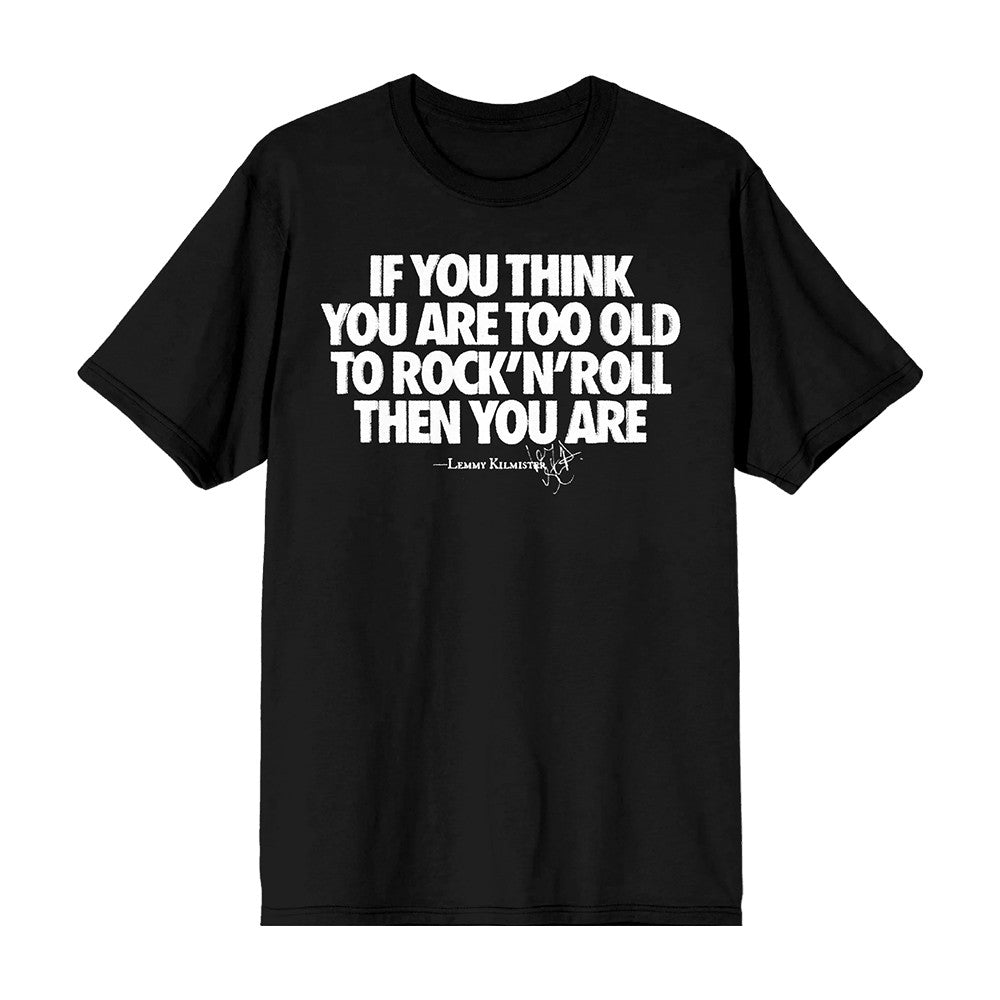 Motorhead Merch Too Old To Rock N Roll T-Shirt Gifts For Motorhead Lovers - Foxy23shop