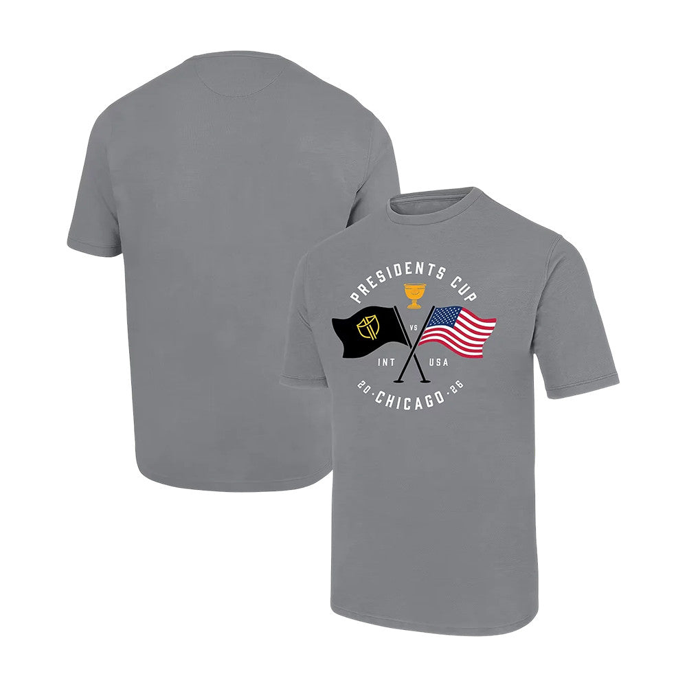 Presidents Cup 2026 Flags Luke International Team Vs USA Team T-Shirt Presidents Cup 2026 Merch - Foxy23shop