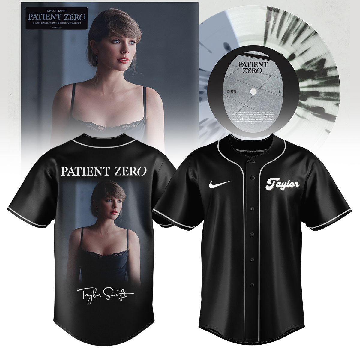 Taylor Swift Merch Patient Zero Signature Jersey Taylor Swift Apparel Presents For Swifties - Foxy23shop