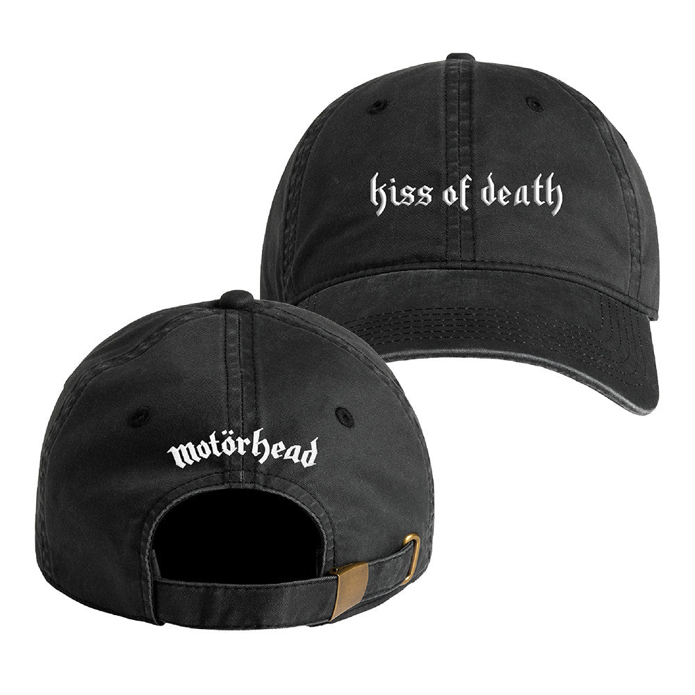 Motorhead Kiss Of Death Distressed Hat Motorhead Baseball Cap Rock Fan Gift - Foxy23shop