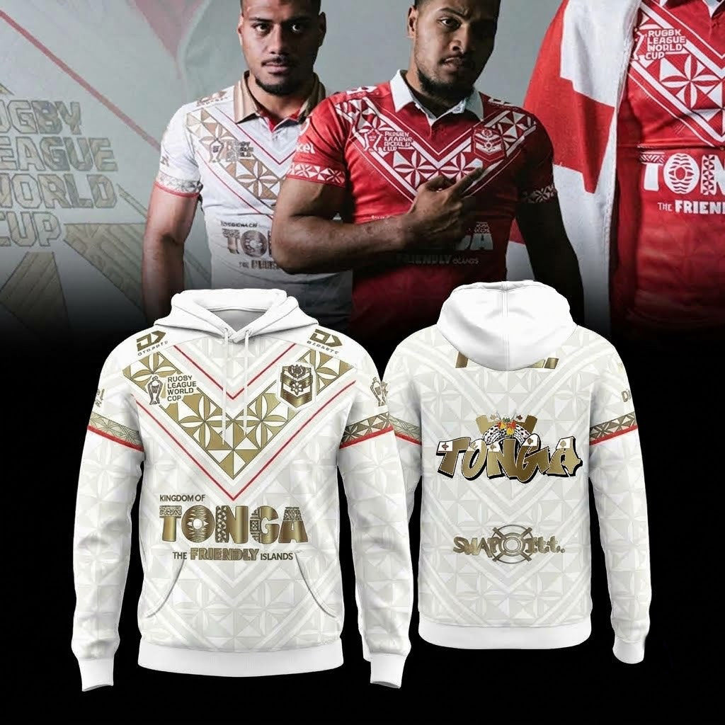 Tonga Rugby League 2026 World Cup Hoodie Tonga Tonga Rugby Team Apparel Fan Gears - Foxy23shop