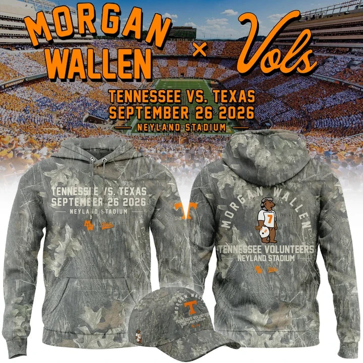 Morgan Wallen x Tennessee Volunteers Merch Neyland Stadium Event Hoodie Fan Gear - Foxy23shop