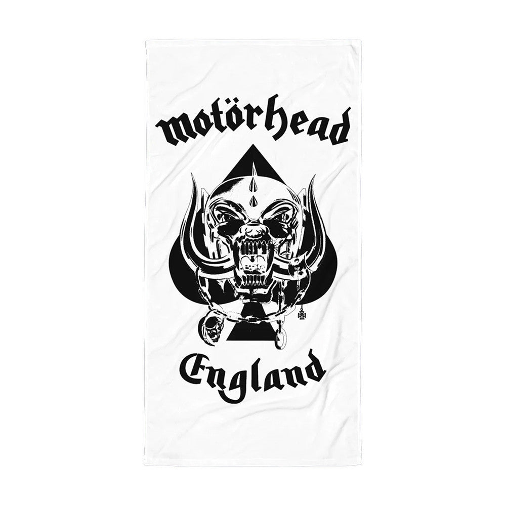 Motorhead Warpig Ace Of Spades Black Beach Towel Motorhead Accessories - Foxy23shop