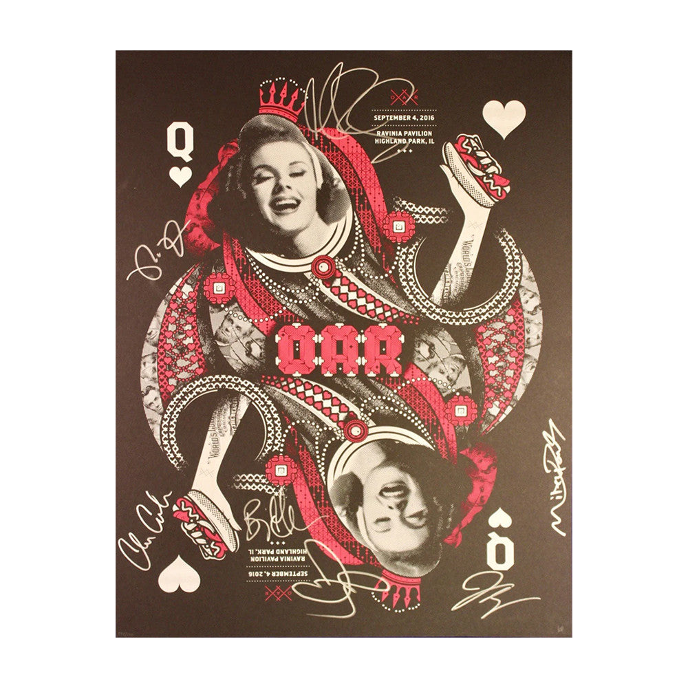 O A R Ravinia Festival Event Poster O A R Concert Poster Rock Lover Presents - Foxy23shop