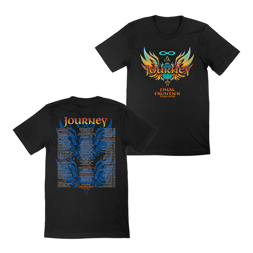 Journey Merch 2026 Final Frontier Tour T-Shirt Cool Gifts For Rock Fans - Foxy23shop