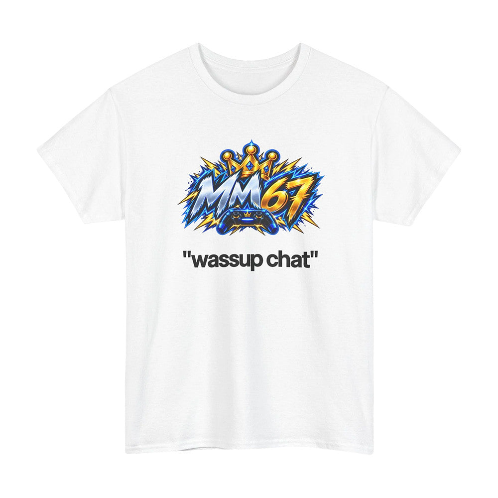 Mighty Mike Merch Mm67 Wassup Chat White Signature Shirt Mighty Mike Clothes - Foxy23shop