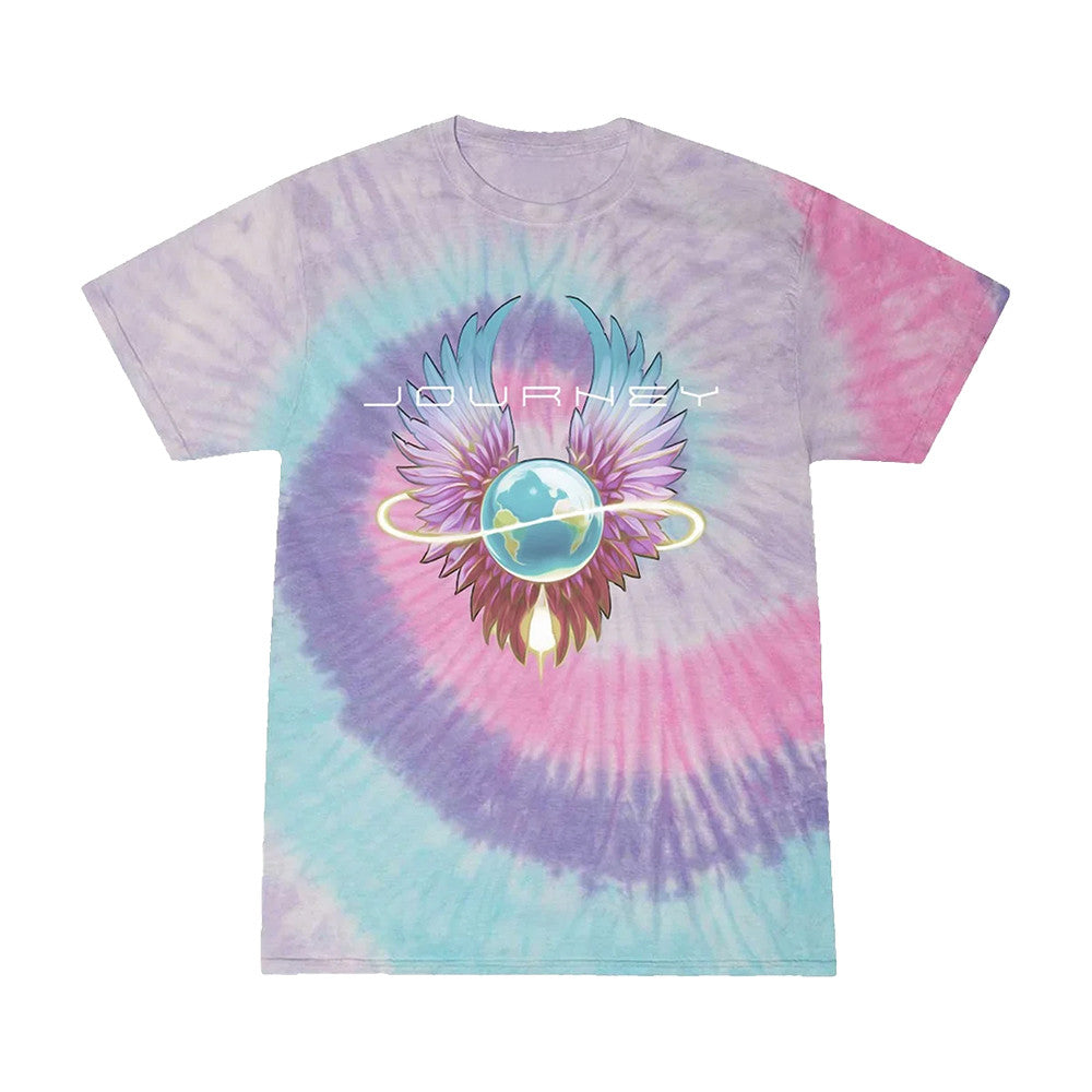 Journey Merch 2026 Final Frontier Tour Tie Dye T-Shirt Gifts For Journey Fans - Foxy23shop