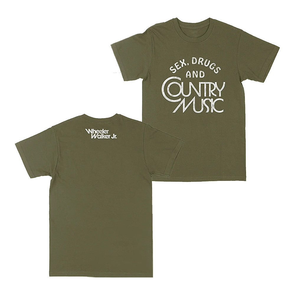 Wheeler Walker Jr Merch Sex Drugs Country Music T-Shirt Presents For Country Music Lovers - Foxy23shop