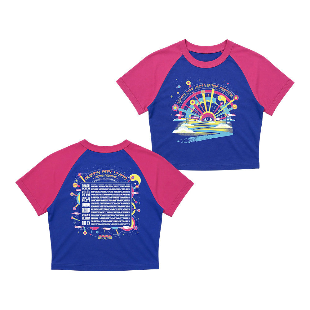 Acl Music Festival Merch Cosmic Horizon Lineup Baby Tee Gifts For Sister - Foxy23shop