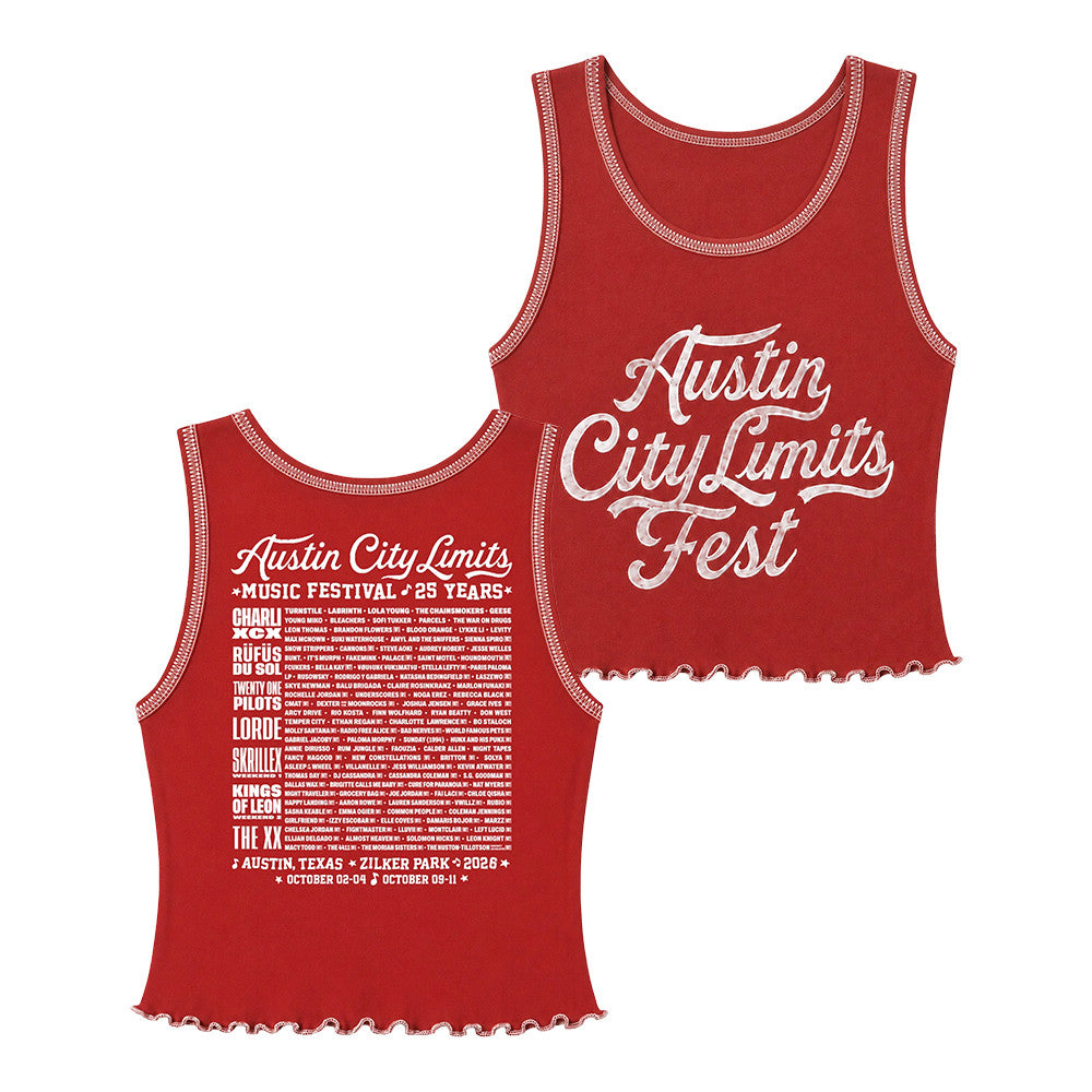 Acl Music Festival Merch Lineup 2026 Tank Top Best Gifts For Music Lovers - Foxy23shop
