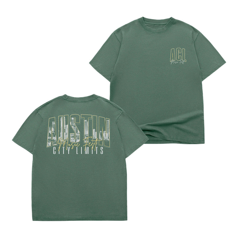 Acl Music Festival Merch Skyline T-Shirt ACL Music Fest Clothing Gifts For Fans - Foxy23shop