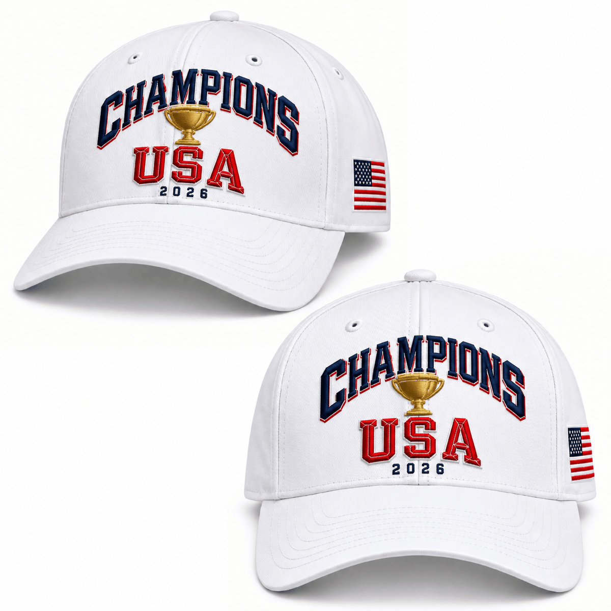Team USA Golf Victory Hat 2026 Team USA Presidents Cup 2026 Champions Baseball Cap - Foxy23shop