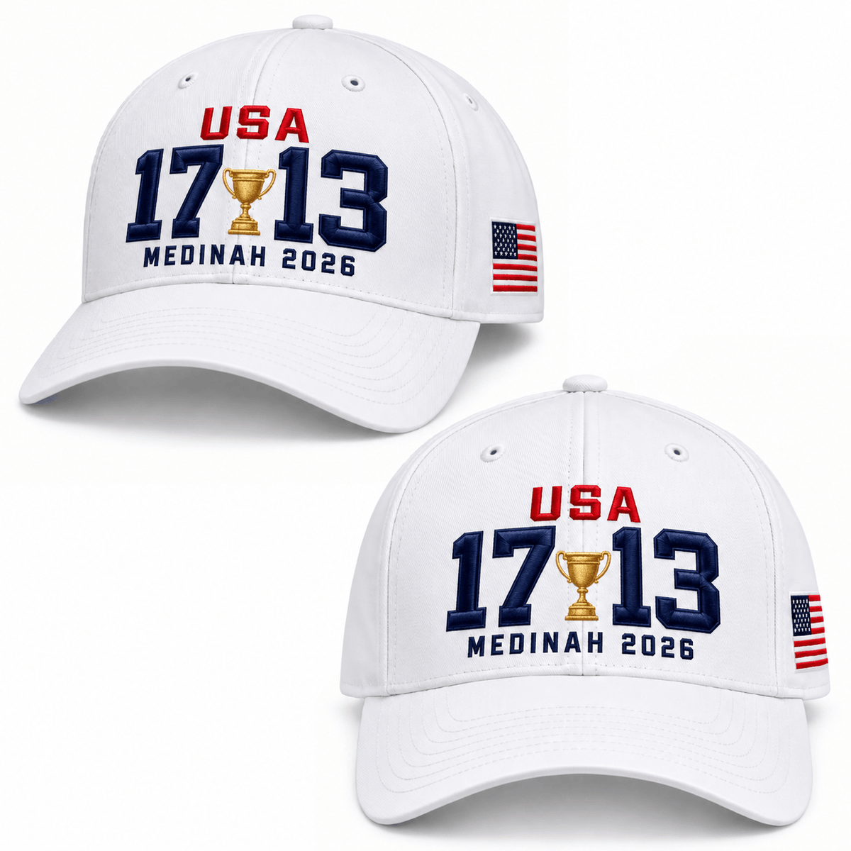 USA Presidents Cup 2026 Champions 17 13 Hat Presidents Cup 2026 Baseball Cap Gift For Fans - Foxy23shop