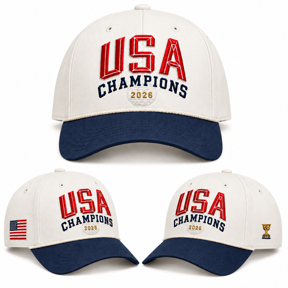 USA Presidents Cup 2026 Champions Hat Presidents Cup Merch 2026 - Foxy23shop