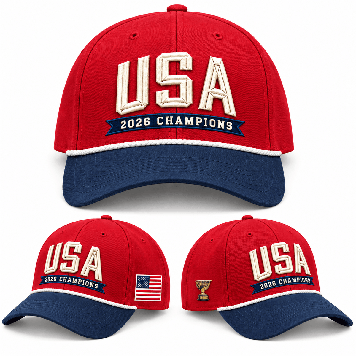 USA Presidents Cup 2026 Champions Hat US Presidents Cup Merch Fan Gift - Foxy23shop