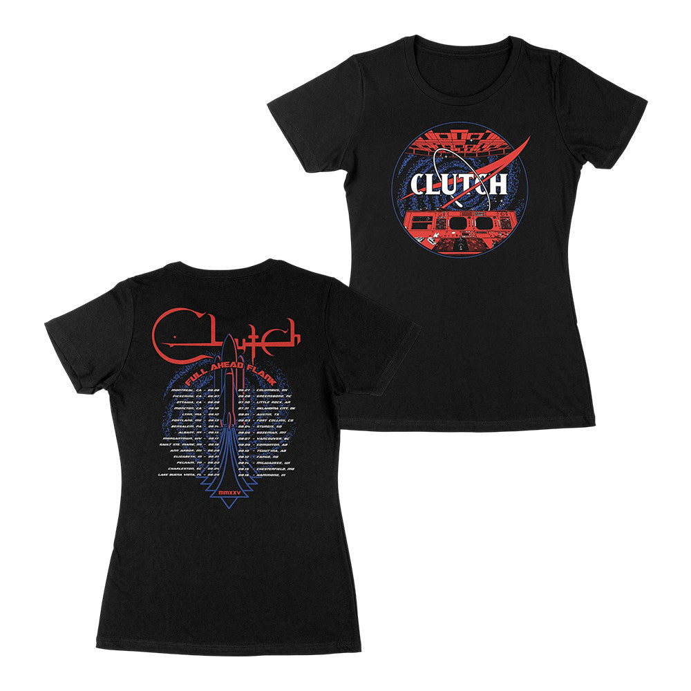 Clutch Merch Full Ahead Flank Tour T-Shirt Gifts For Rock Music Lovers - Foxy23shop