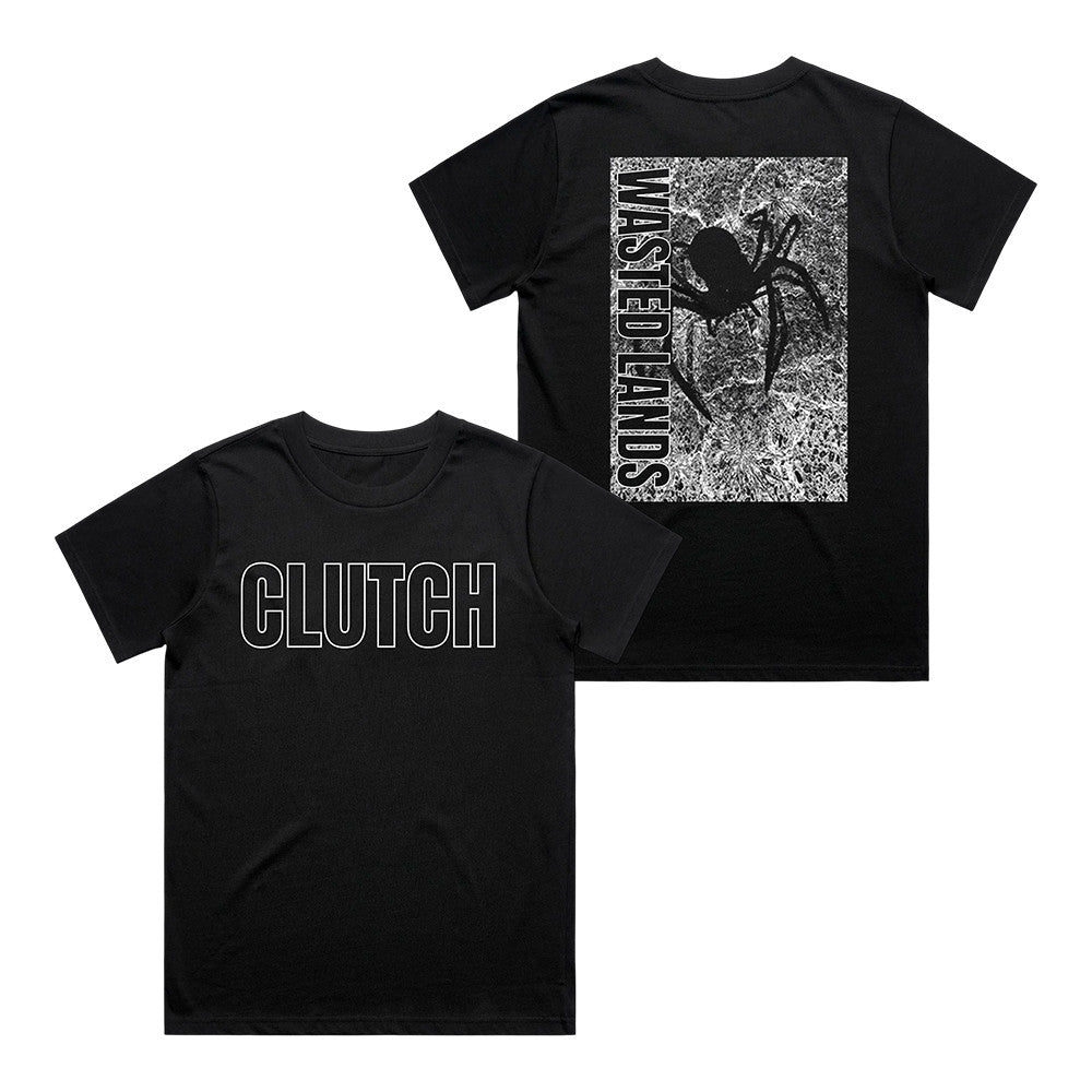 Clutch Merch Large Spider Black T-Shirt Best Gifts For Clutch Fans - Foxy23shop