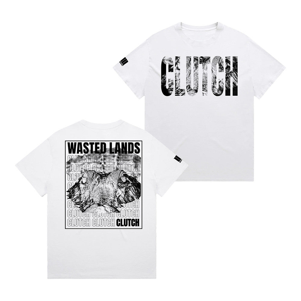 Clutch Merch Repeater White T-Shirt Clutch Clothes Rock Fans Gifts - Foxy23shop