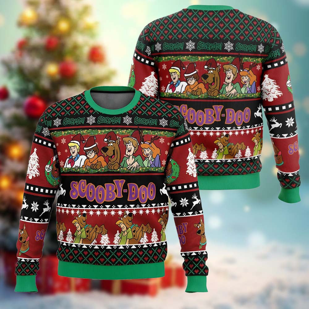 Scooby Doo Mystery Inc Ugly Christmas Sweater Scooby Doo Christmas Apparel Xmas Gift For Brother - Foxy23shop