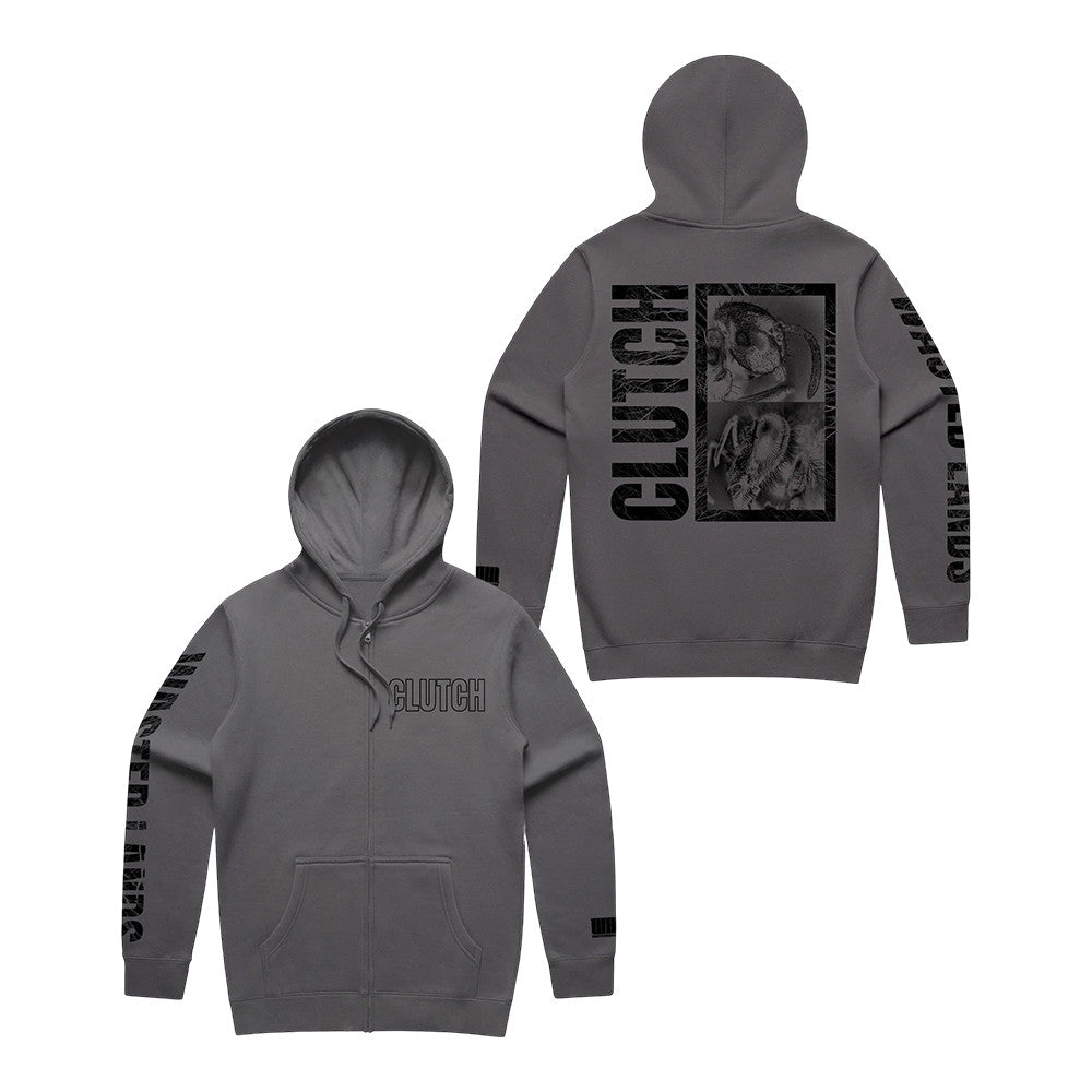Clutch Merch Self Titled Zip Hoodie Gift Ideas For Clutch Fans - Foxy23shop