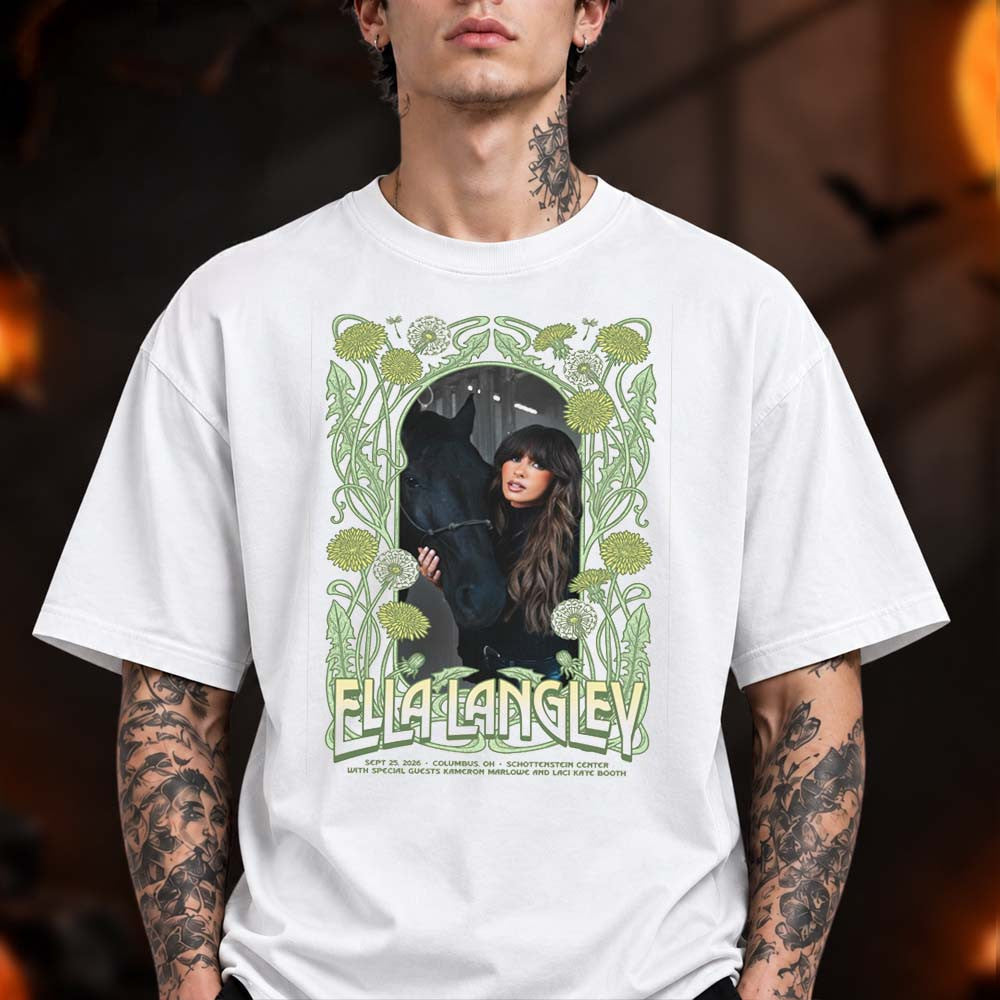 Ella Langley Columbus OH Event T-Shirt Ella Langley Merch Presents For Fans - Foxy23shop