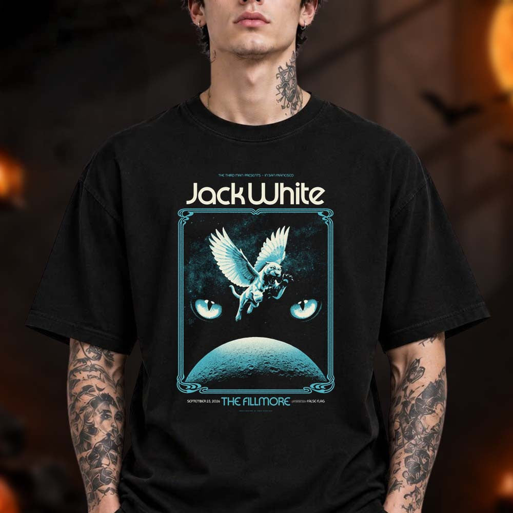 Jack White San Francisco Event T-Shirt Jack White Merch Presents For Fans - Foxy23shop