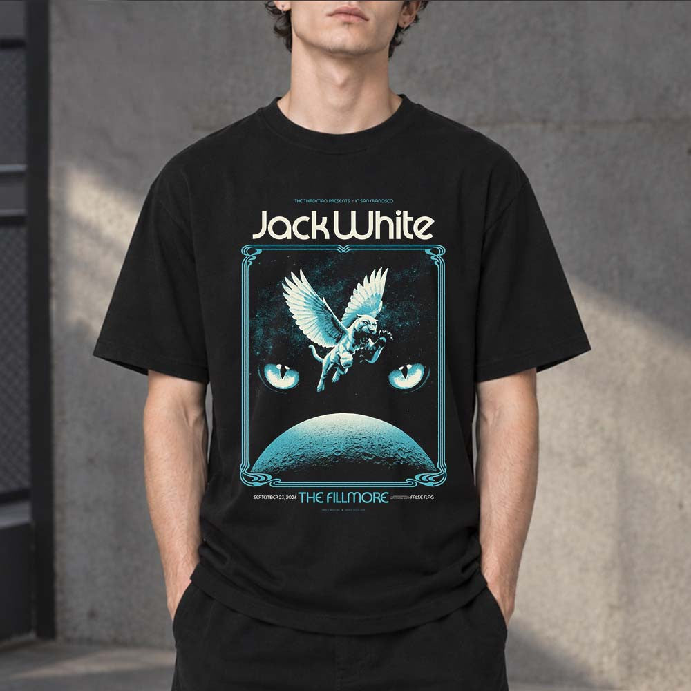 Jack White San Francisco CA 2026 Event Poster T-Shirt Jack White Merch Best Gift Ideas - Foxy23shop
