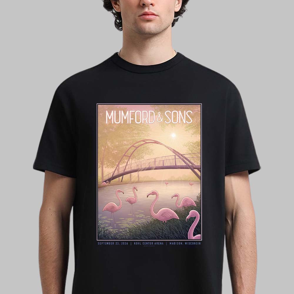 Mumford And Sons Madison Wisconsin 2026 Show Poster T-Shirt Mumford And Sons Clothing Gifts For Rock Fans - Foxy23shop