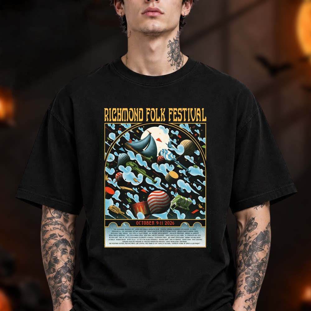 Richmond Folk Festival Richmond VA Event T-Shirt Music Festival Apparel Gift For Brother - Foxy23shop