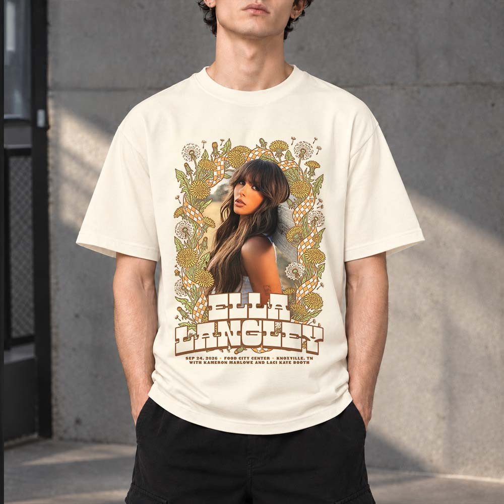 Ella Langley Knoxville TN 2026 Event Poster T-Shirt Ella Langley Concert Outfits Music Lover Gifts - Foxy23shop