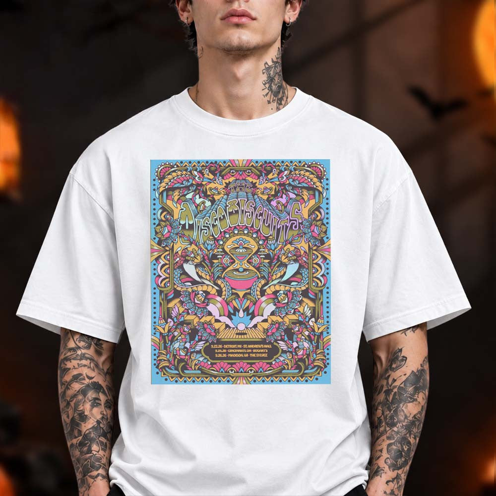 The Disco Biscuits Madison WI Event T-Shirt The Disco Biscuits Merch Gifts For Music Lovers - Foxy23shop