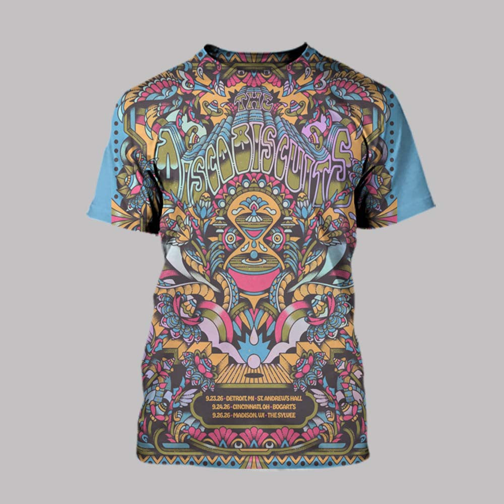 The Disco Biscuits Madison WI Event T-Shirt The Disco Biscuits Merch Music Lover Gifts - Foxy23shop